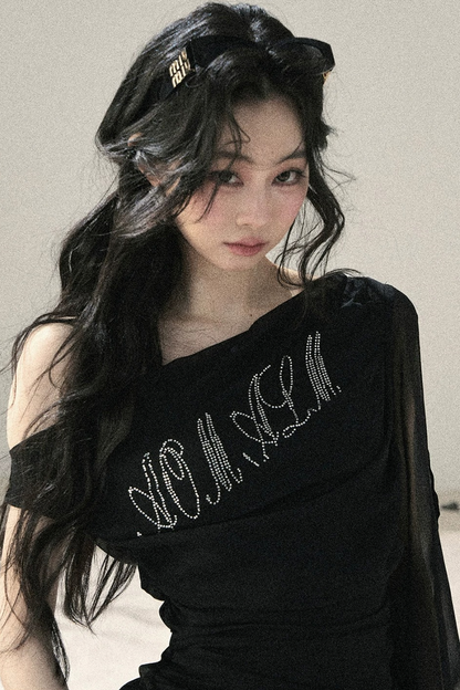 Fragrant Starlight Off-Shoulder Top