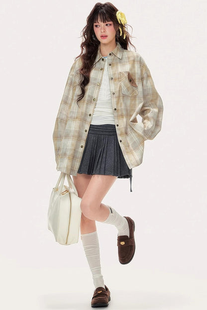 Pink Plaid Classic Shirt