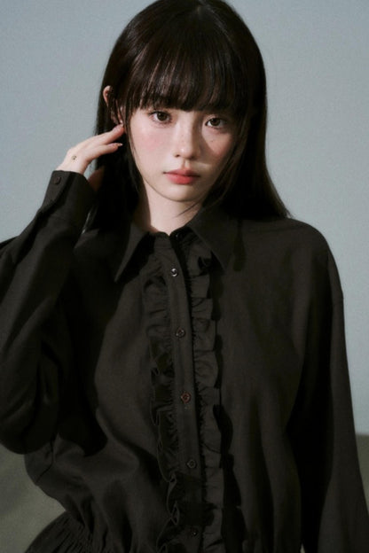 Laser Cut Tencel Shirt