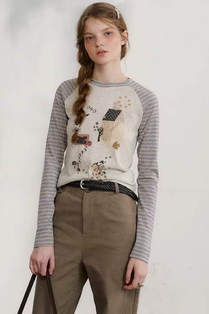 Sleepy Spring Retro Blouse
