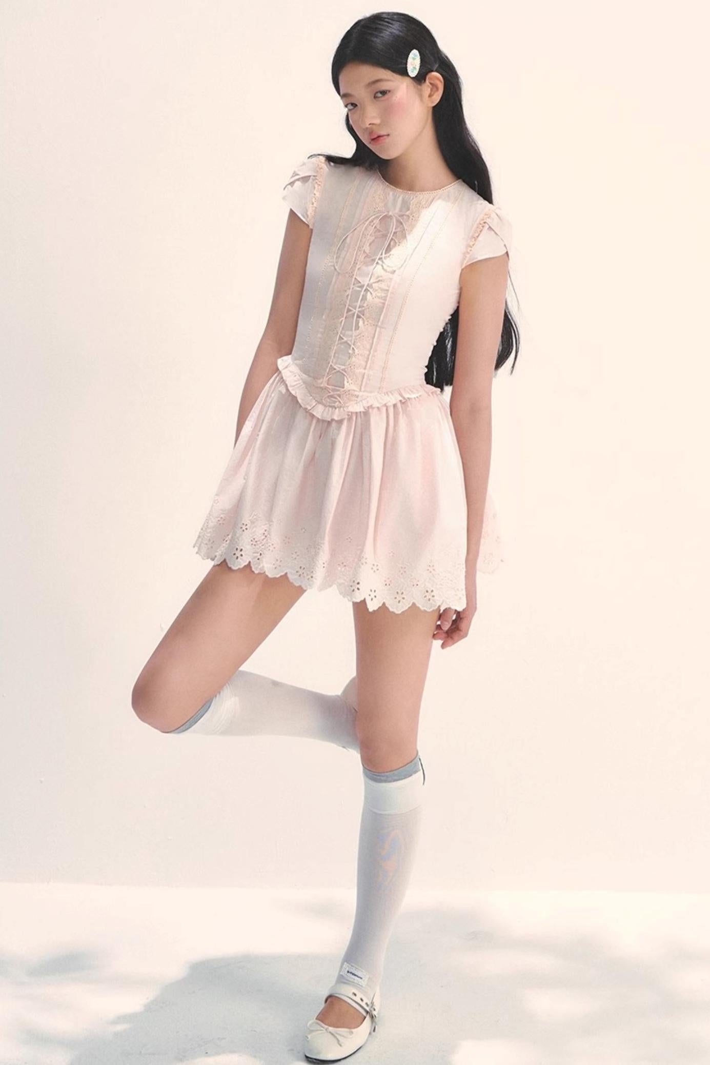 Quiet Pink Princess Tea Dress