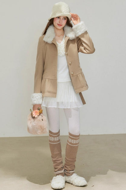 Patchwork Lambswool Jacket