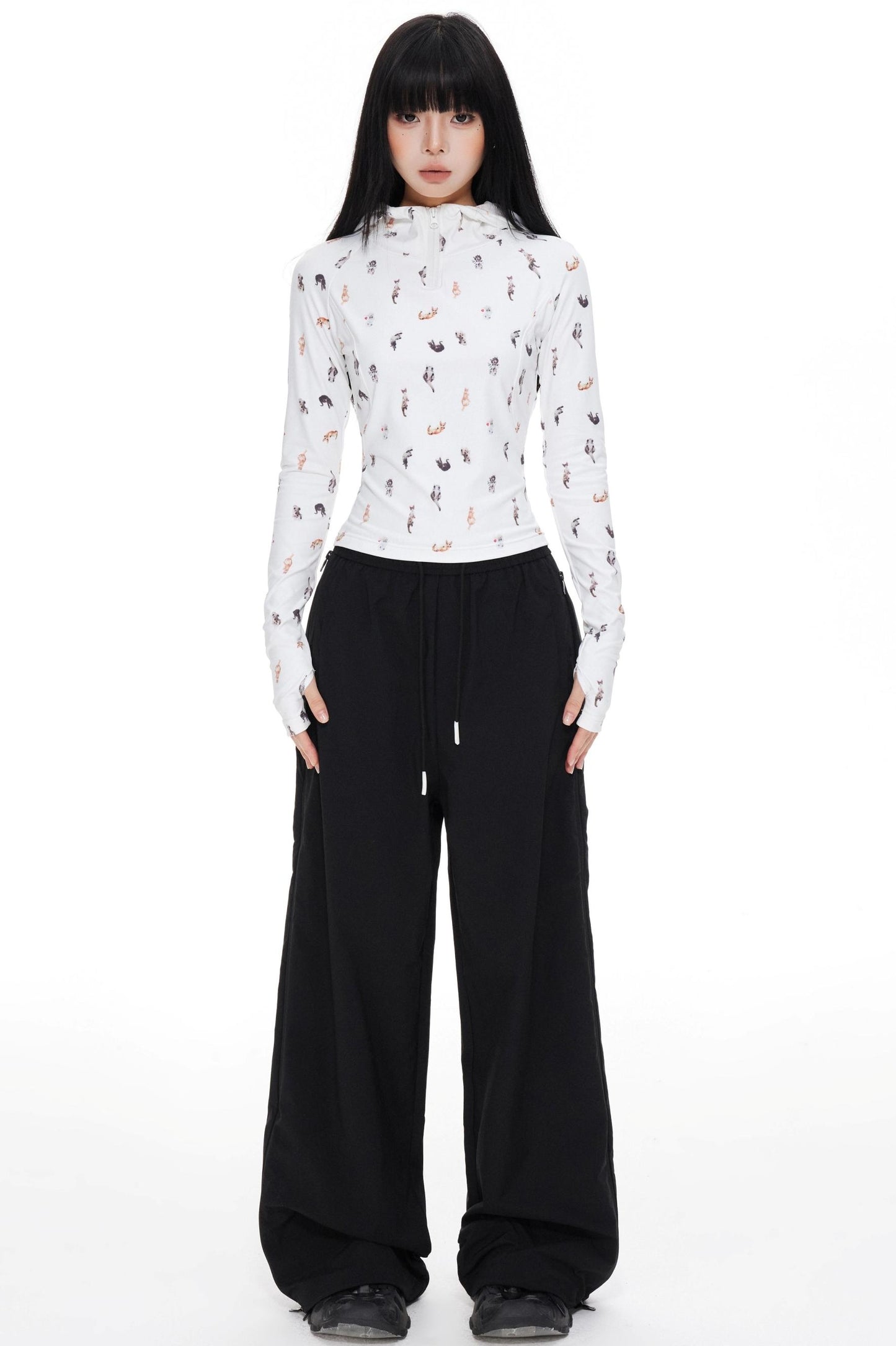 Slimming Hooded Base Shirt