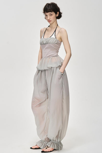 Luxury Glossy Drawstring Pants