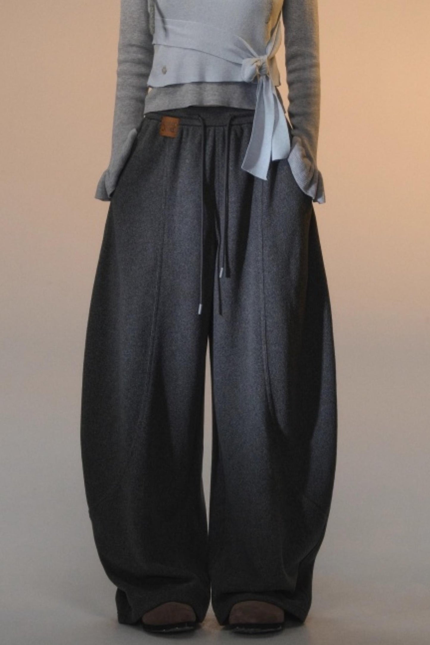 Fleece Scimitar Casual Pants