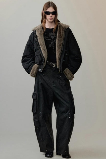 Hand-Painted Rose Knitted Top