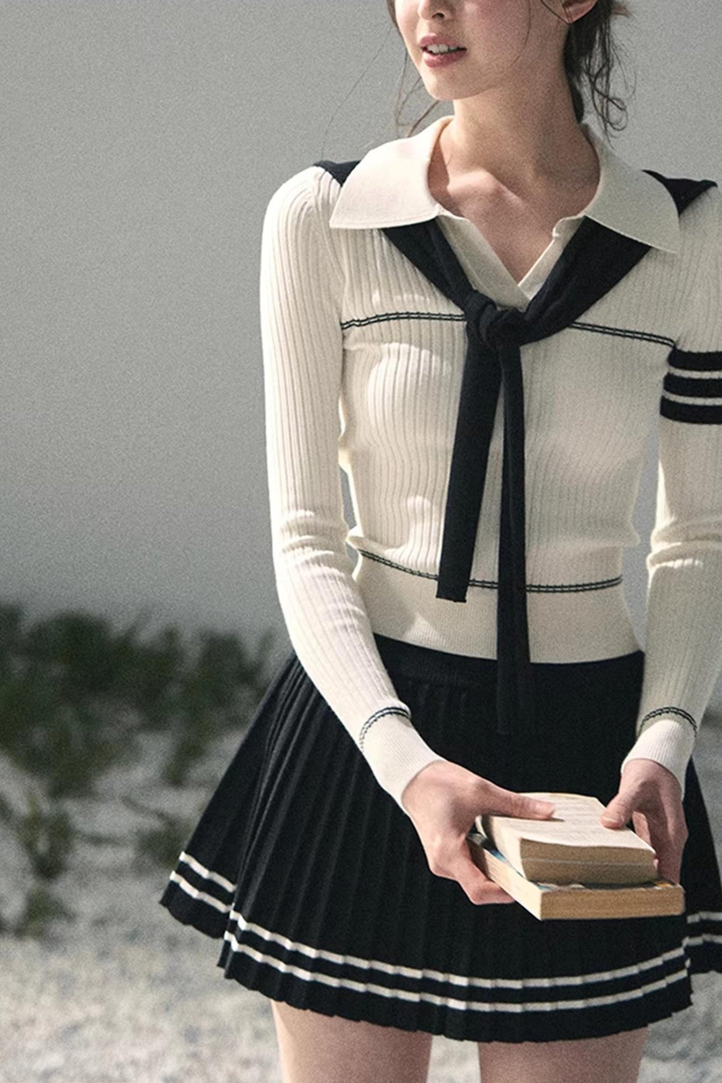 Delhi College Knit Top Set