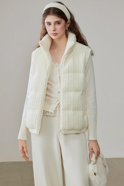 High-Waisted Velvet Wide-Leg Pants