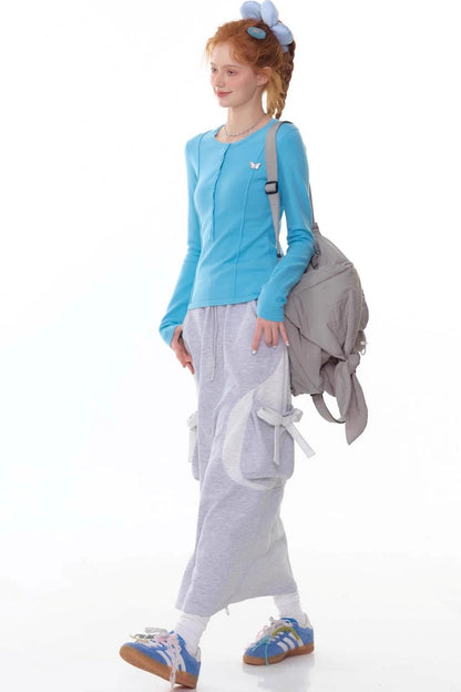 Autumn Design High Waist Skirt