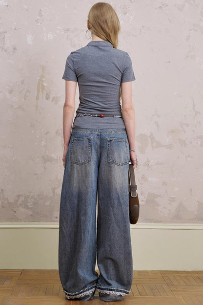 Slim Fit Colorblock Top