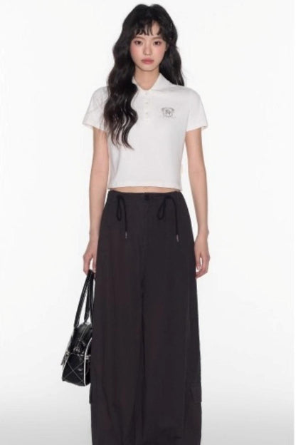 Cargo Drawstring Pants