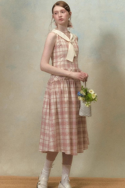 Chic V-Neck A-Line Dress