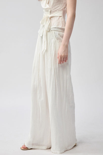 Smooth Line White Pants