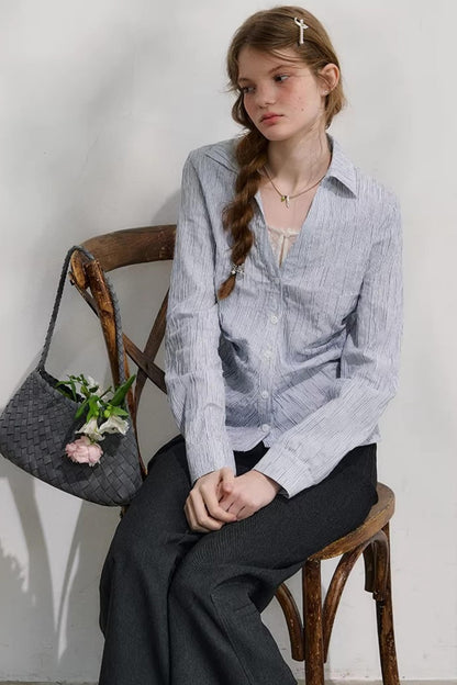 Sea Foam V-Neck Shirt