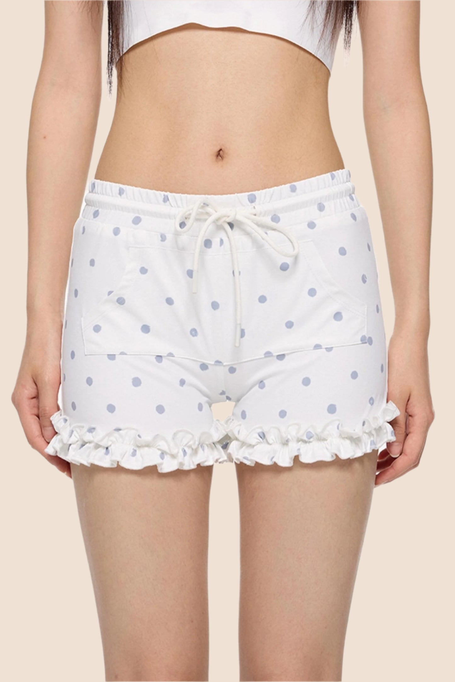 Summer Polka Dot Hoodie Set-Up