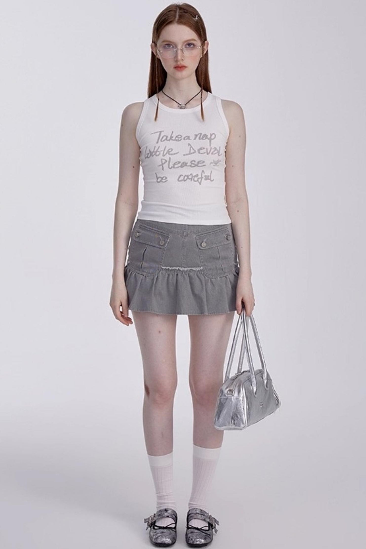 Monogram Racer Tank Top