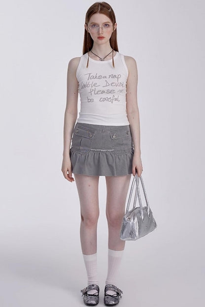 Monogram Racer Tank Top