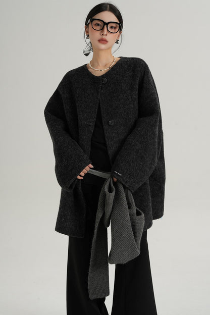 Temperament Woolen Coat