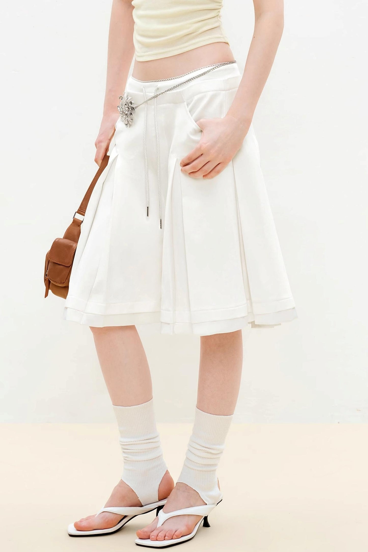 Summer Split Double Waist Pants