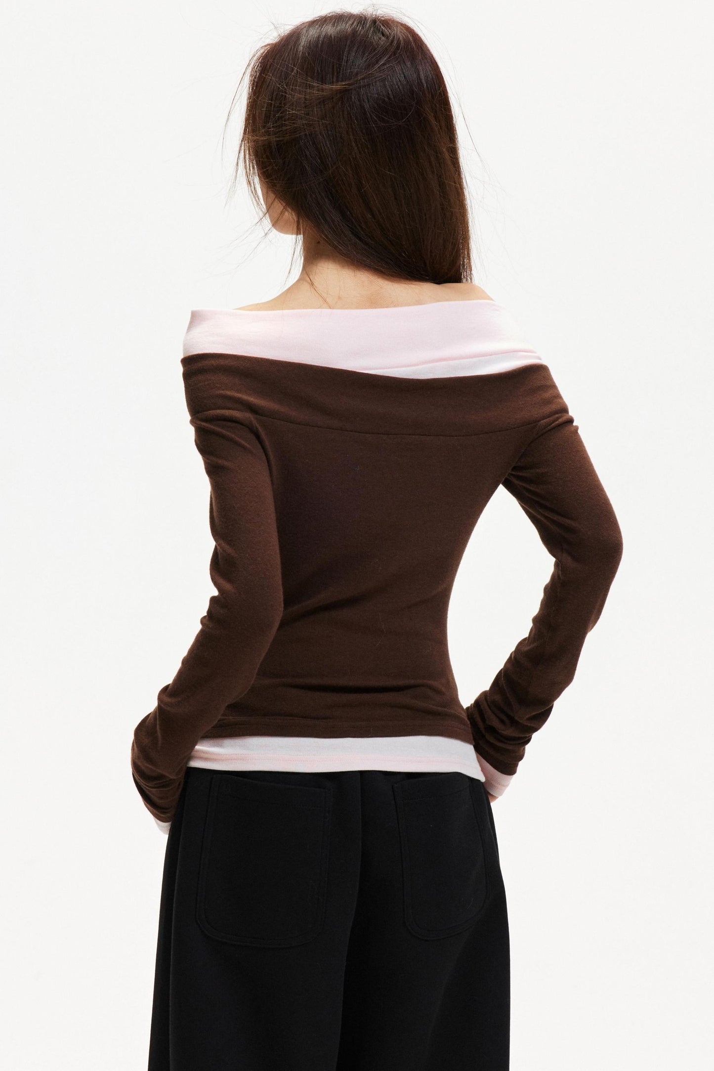 One-Shoulder Knitted Top