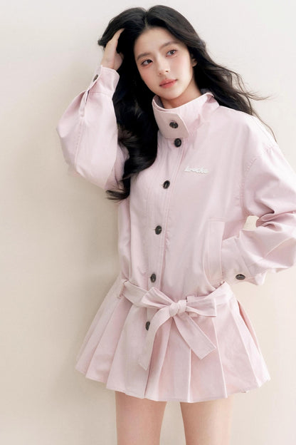 Geek Chic Lace Trench Coat