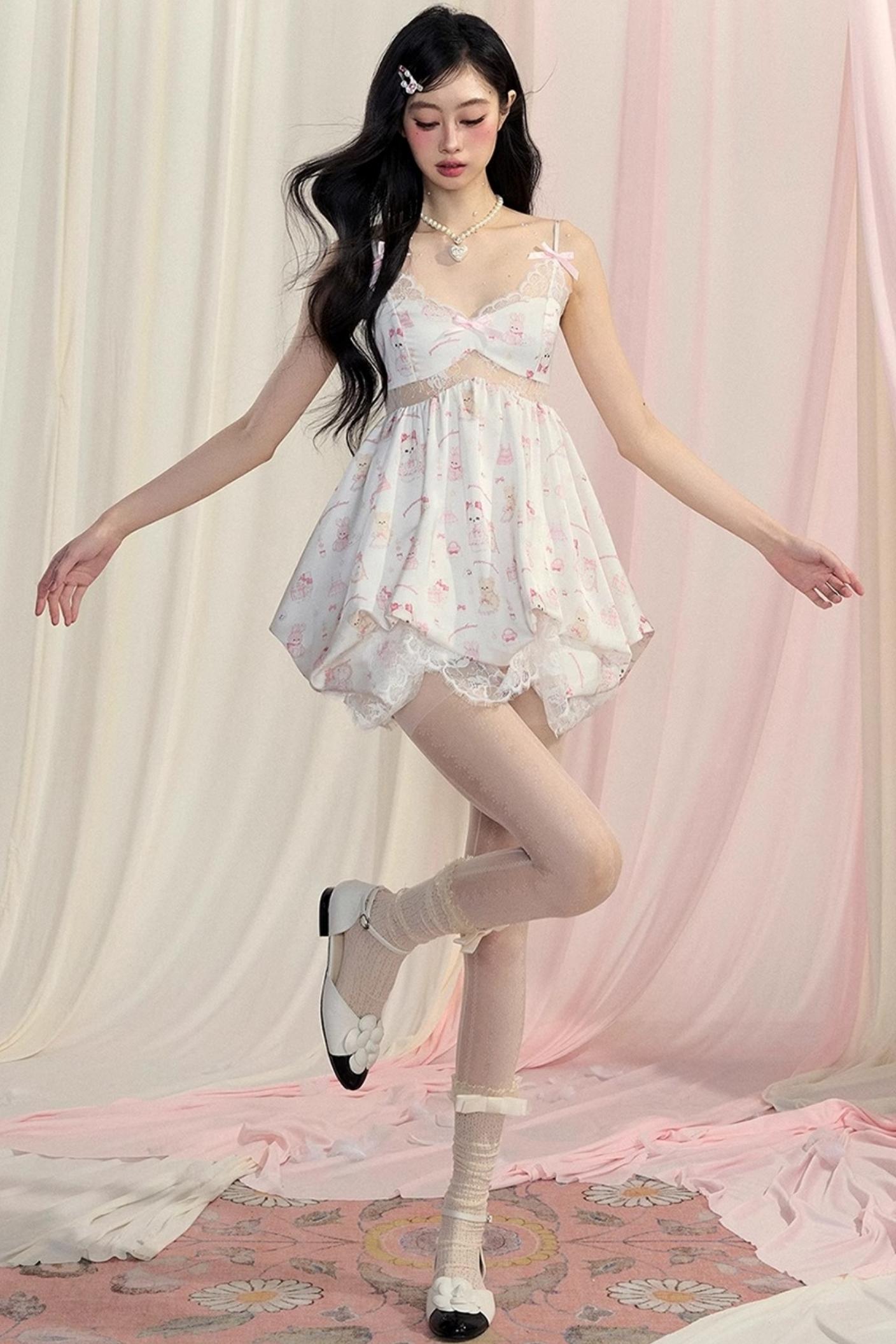 Floral Halter Dress Set