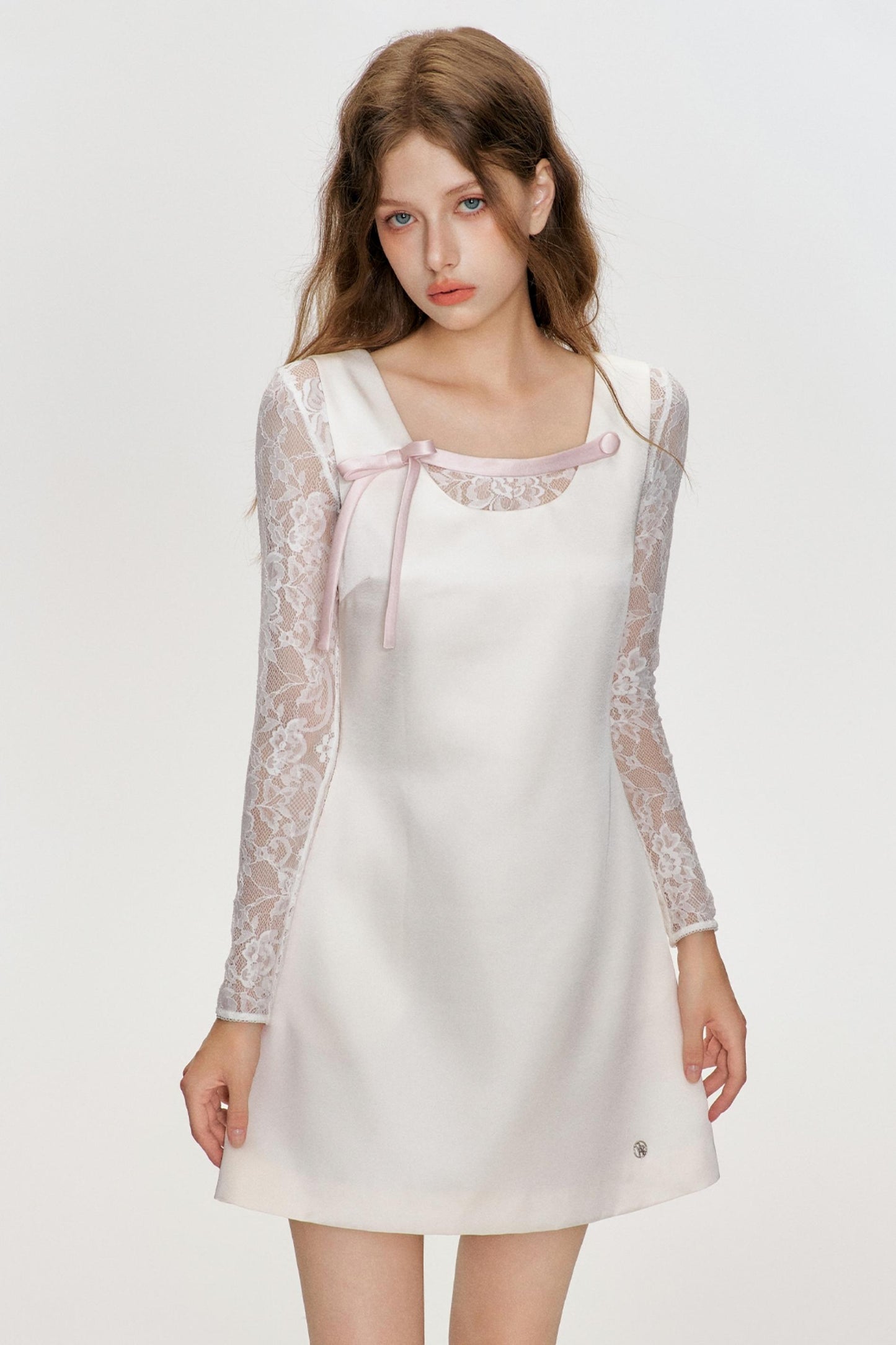 Lunar Elegance Swing Dress