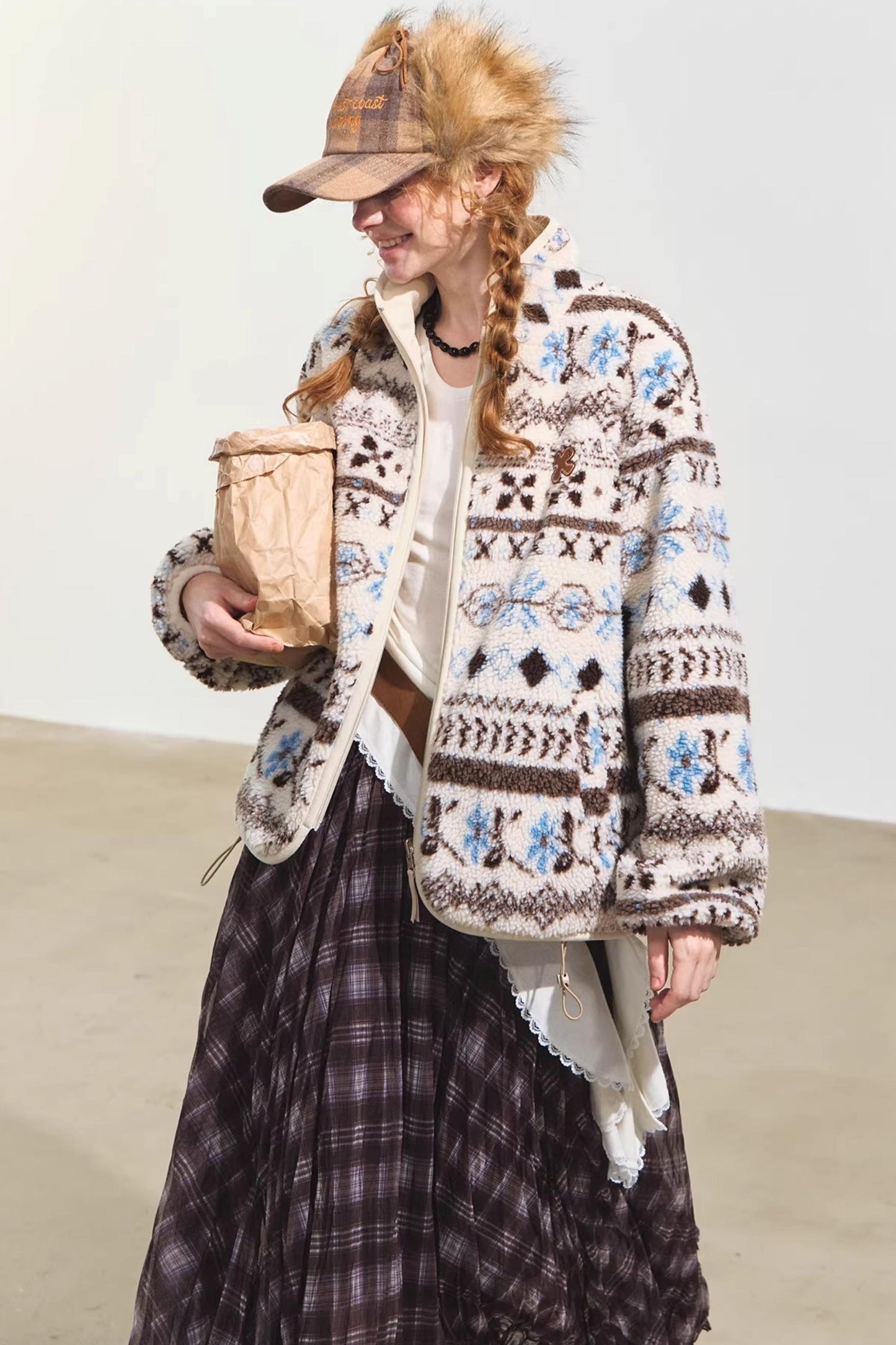 Polar Fleece Jacquard Jacket Set-Up