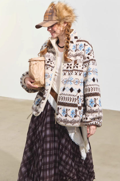 Polar Fleece Jacquard Jacket Set-Up