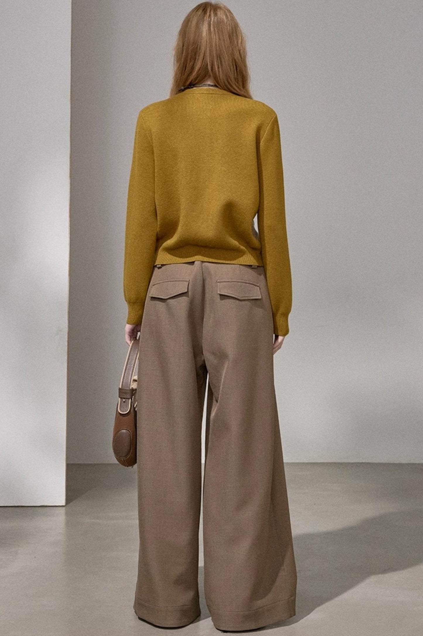 Retro Diamond-Pattern Knit Top