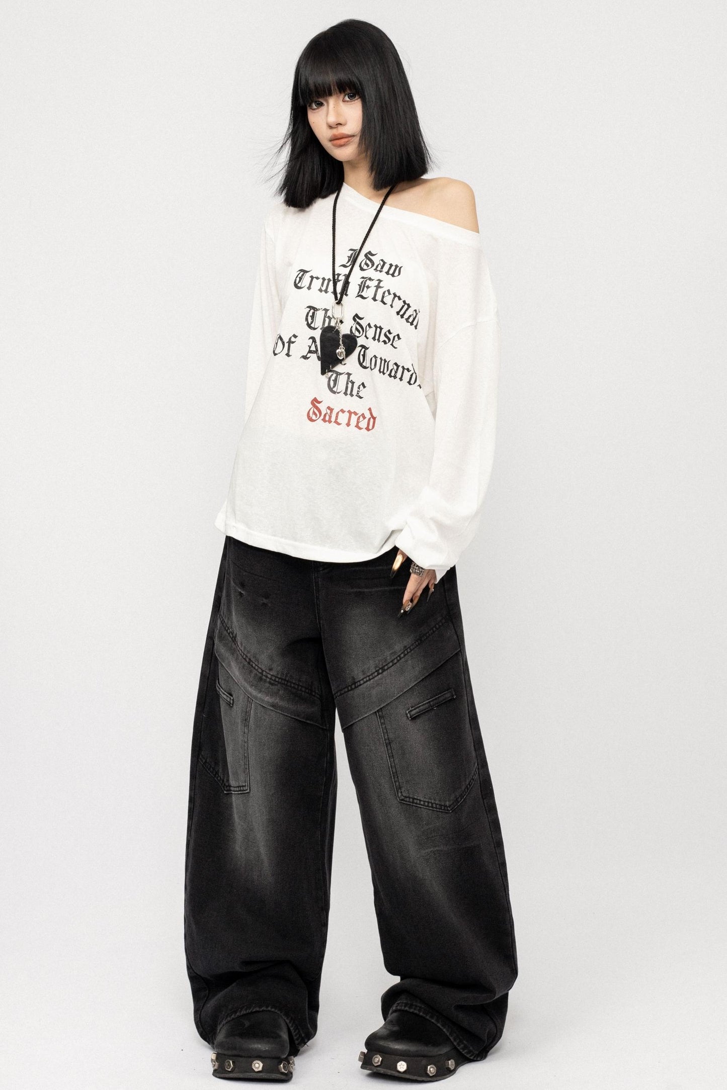 Vintage Monogram Print Sunscreen Top