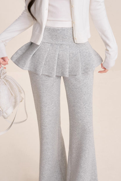 Ballet A-Line Pleated Skirt Bootcut Pants