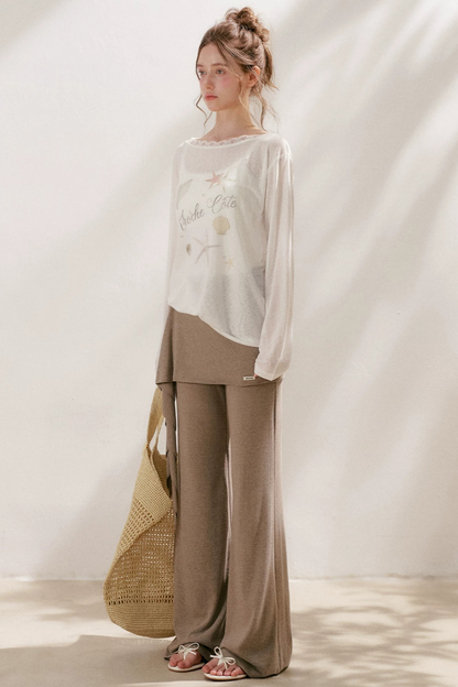 Lyocell Starfish Lace Blouse
