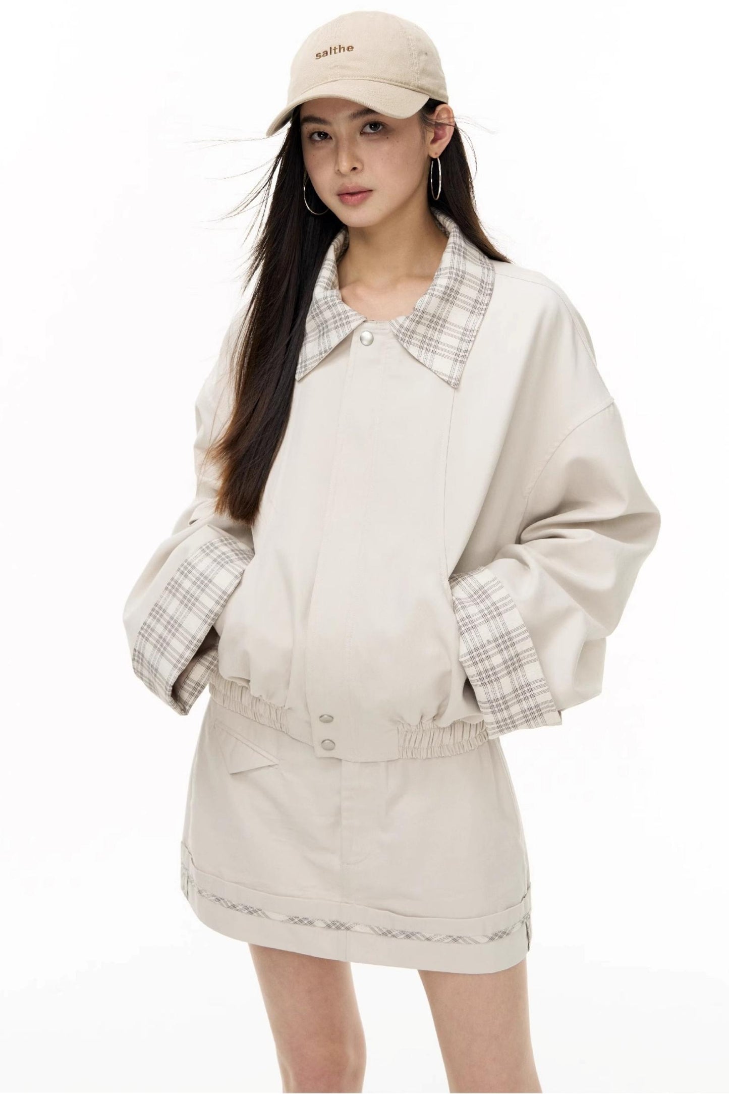 Salt Check Trench Coat Set-Up