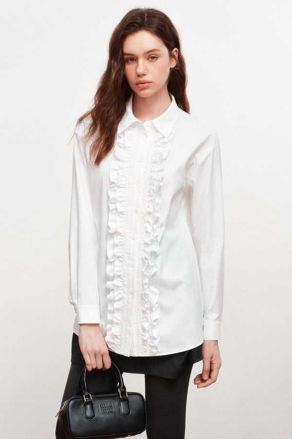 Lotus Lace Long-Sleeved Shirt