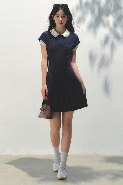 Pleated College Dress