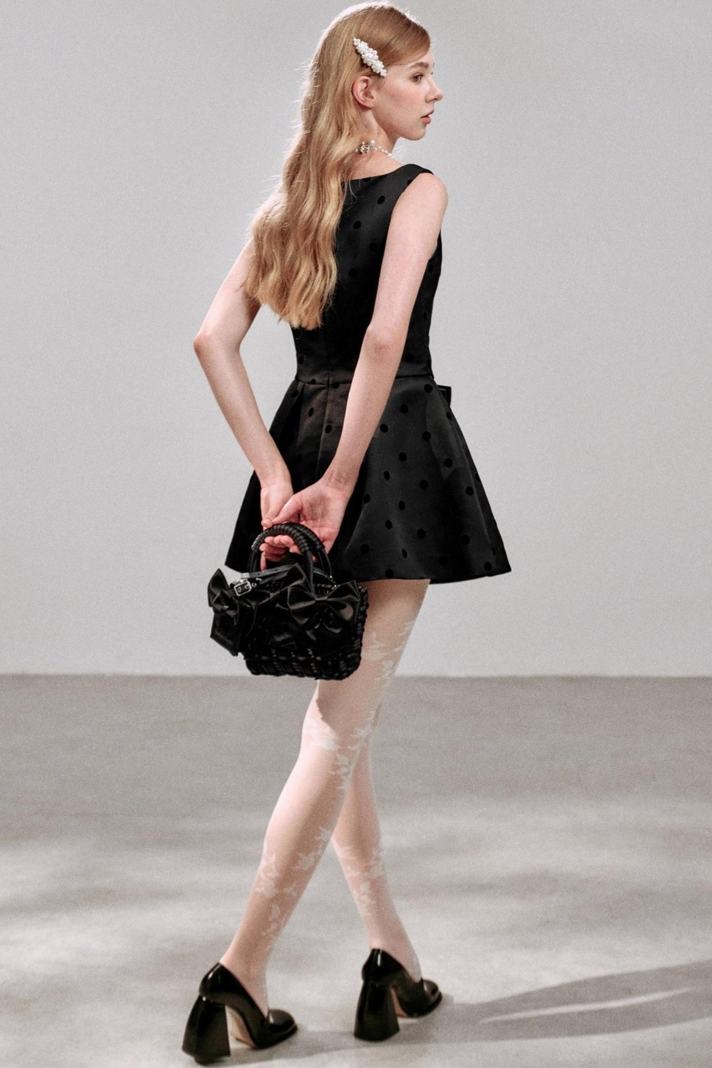 Autumn Black Short A-Line Dress