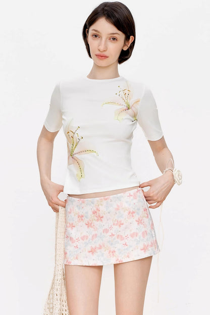 Summer Diamond Lily Blouse