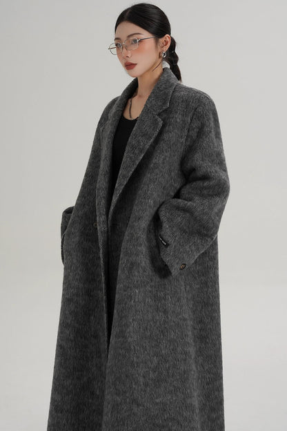 Elegant Double-Sided Wool Coat