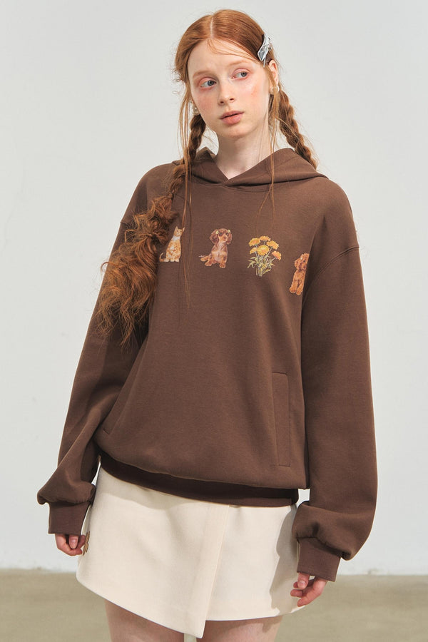 Cute Pet Party Hooded Top