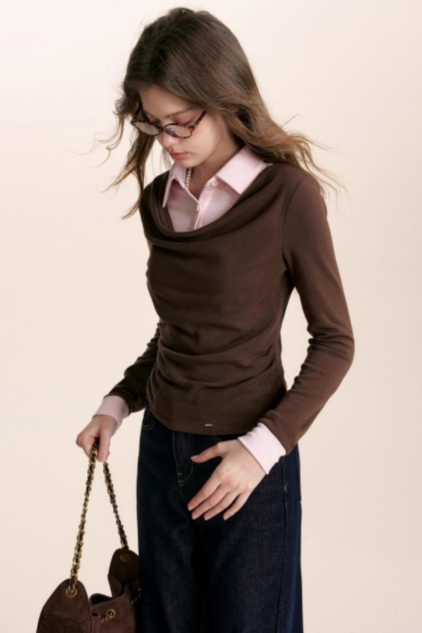 Color-Blocking Knit Top