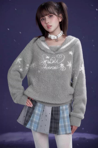 Sweet White Plush Choker