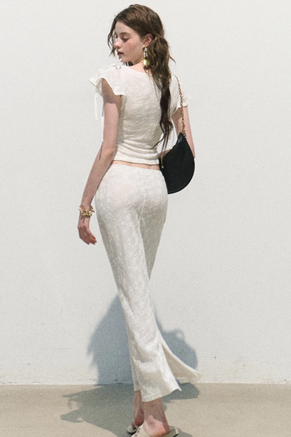 Breath of Spring Jacquard Top