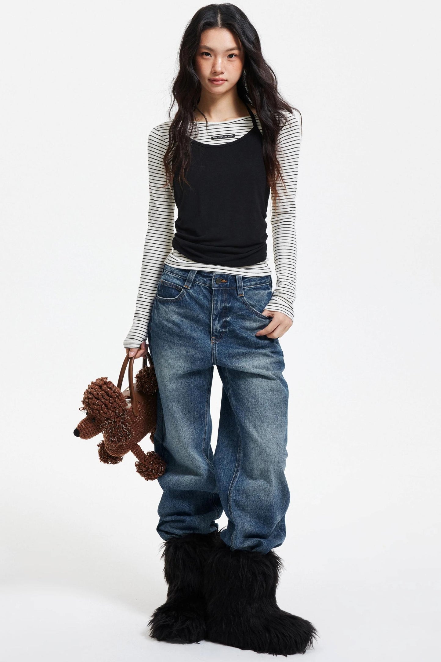 Retro Japanese Denim Pants