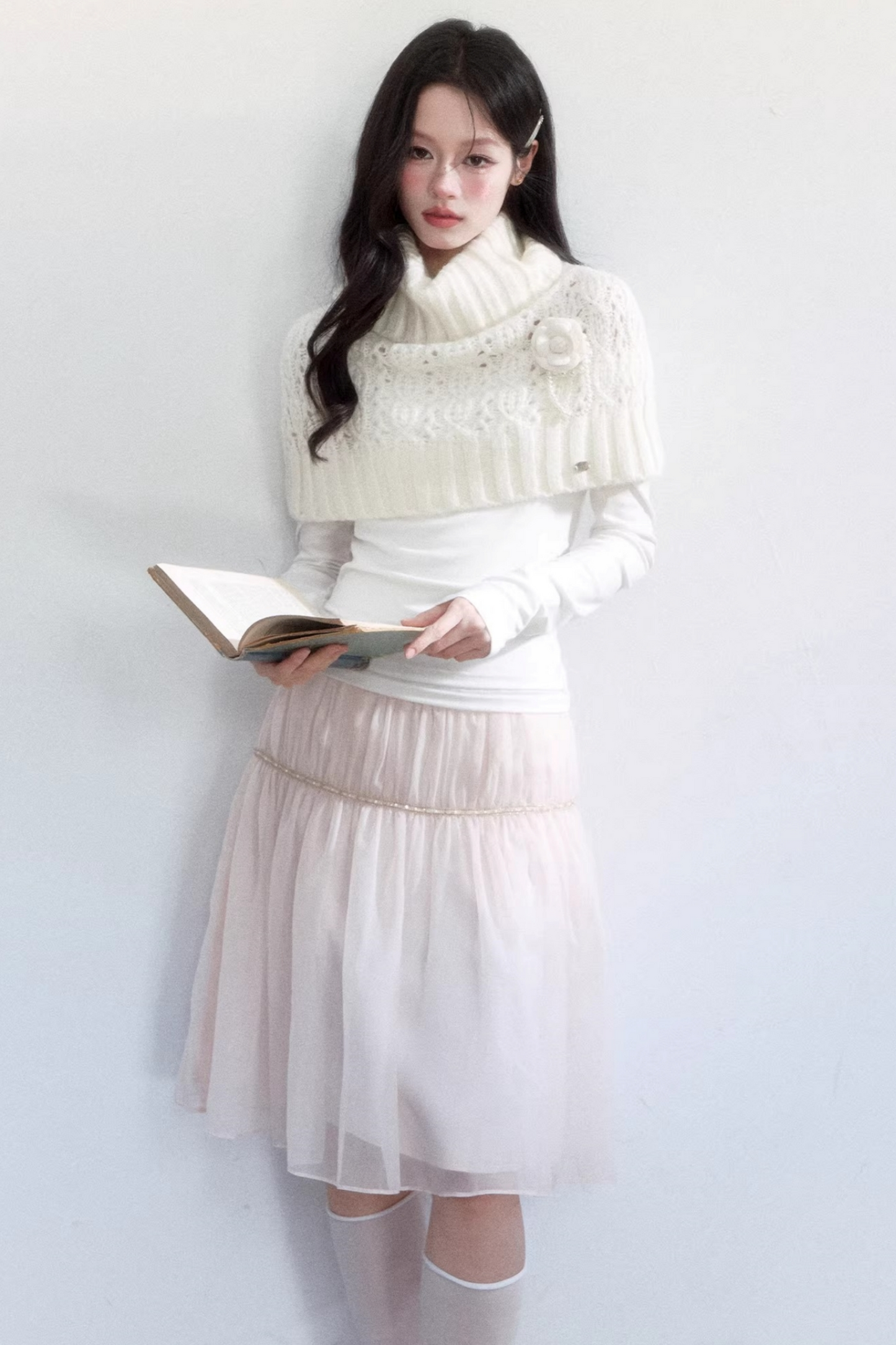 Pink Sheer Spring Skirt