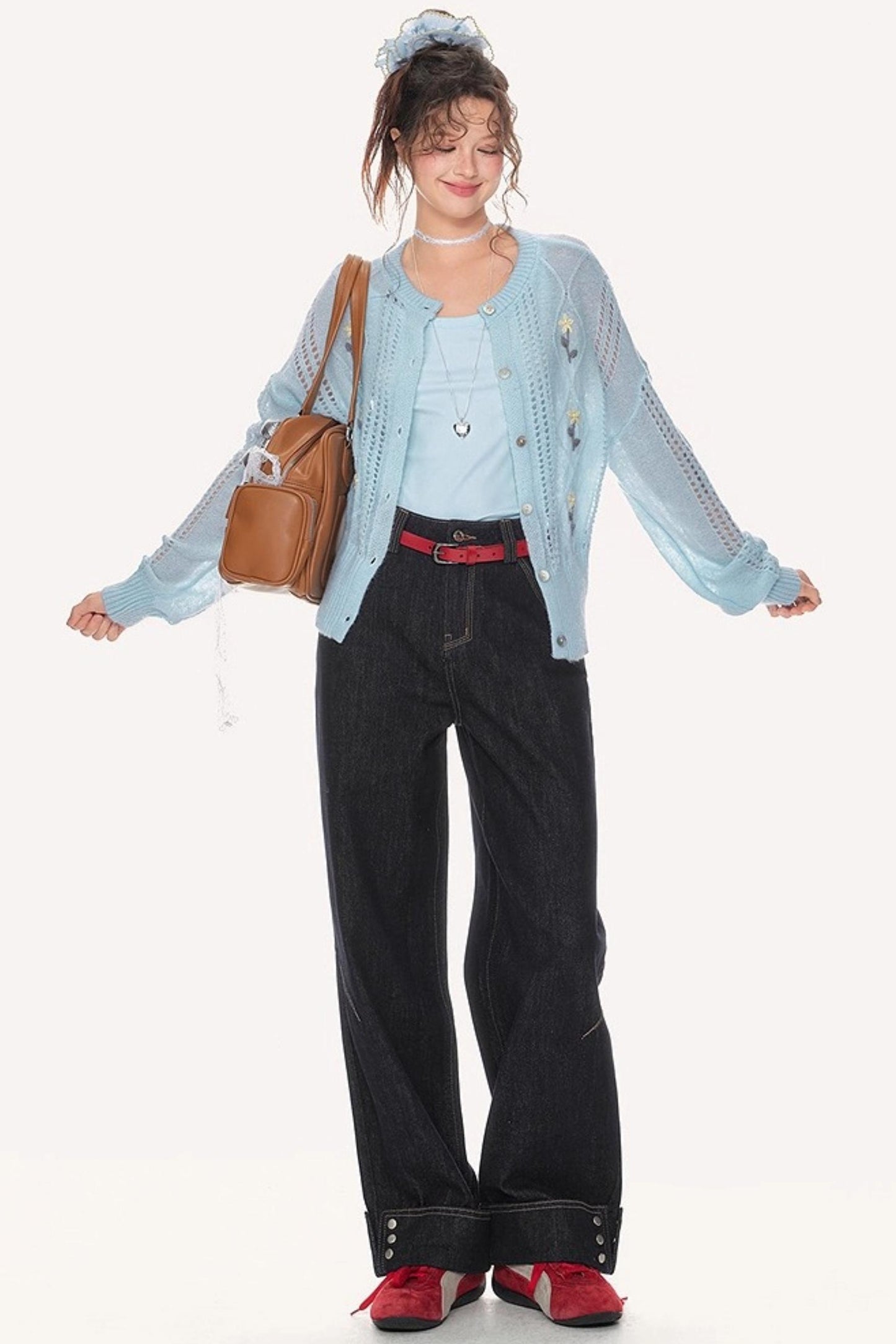 Autumn Loose Fit Cutout Knitwear