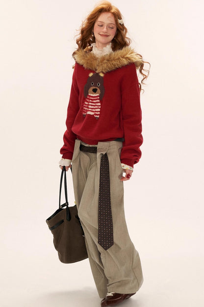 Cute Dog Hooded Sweater