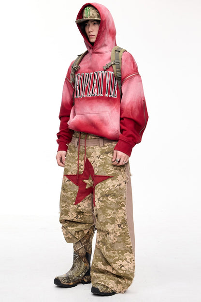 Raw Panel Camo Sweatpants