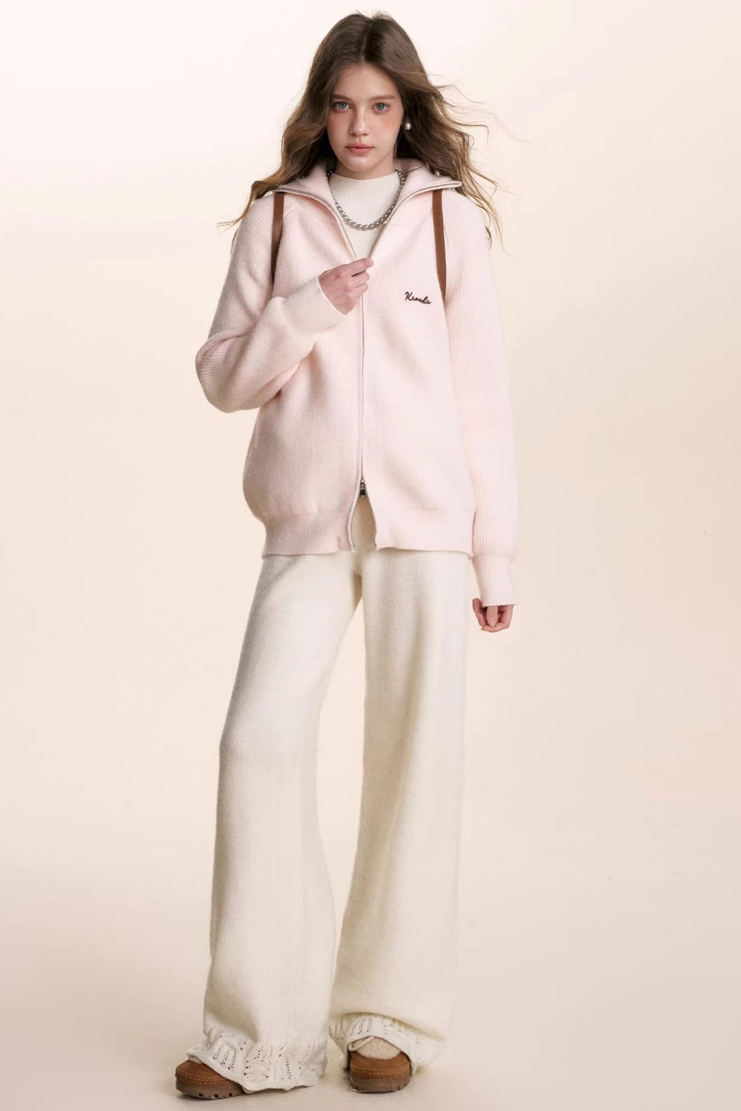 Winter Double-Zip Cardigan Jacket