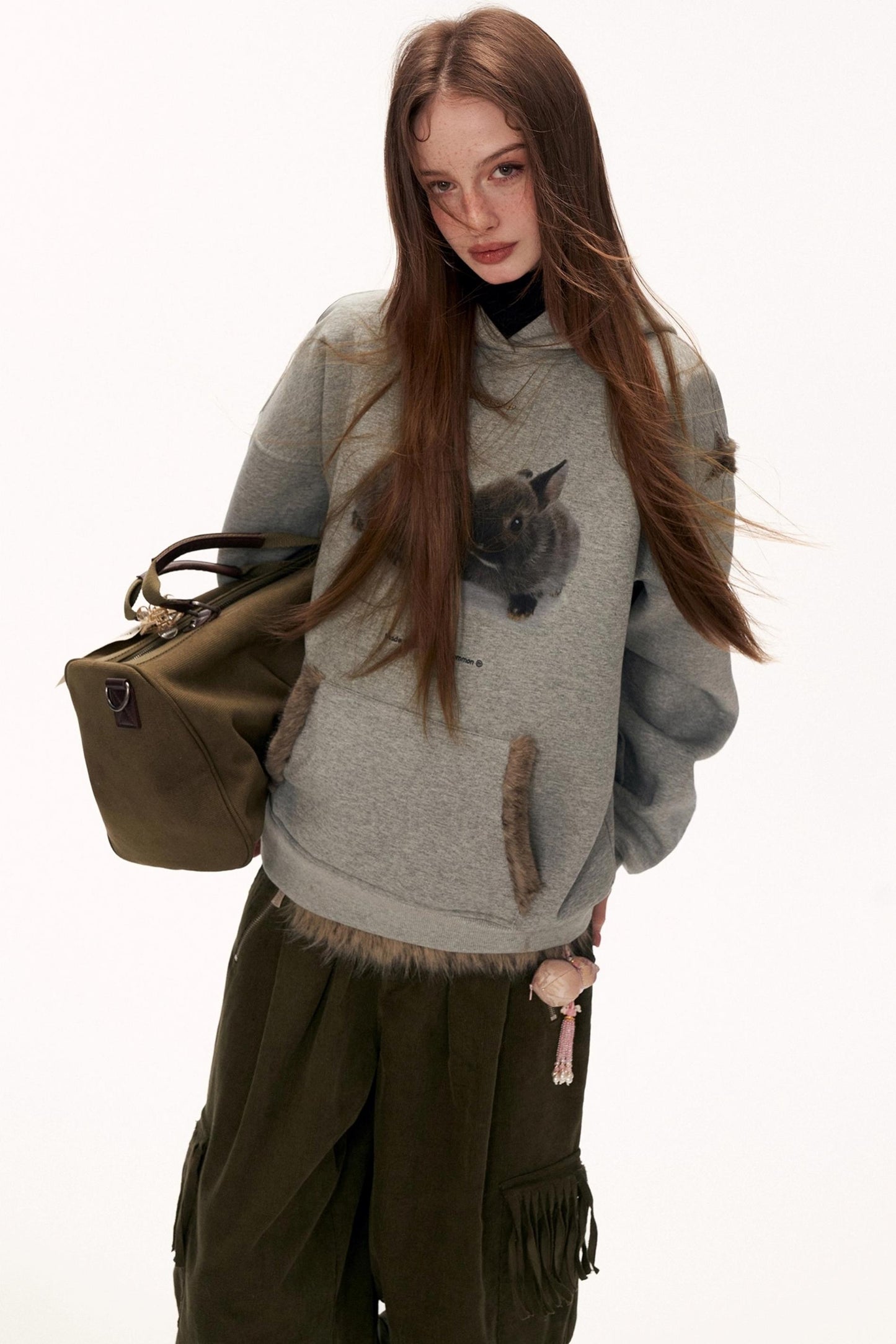 Star Rabbit Hooded Sweatshirt